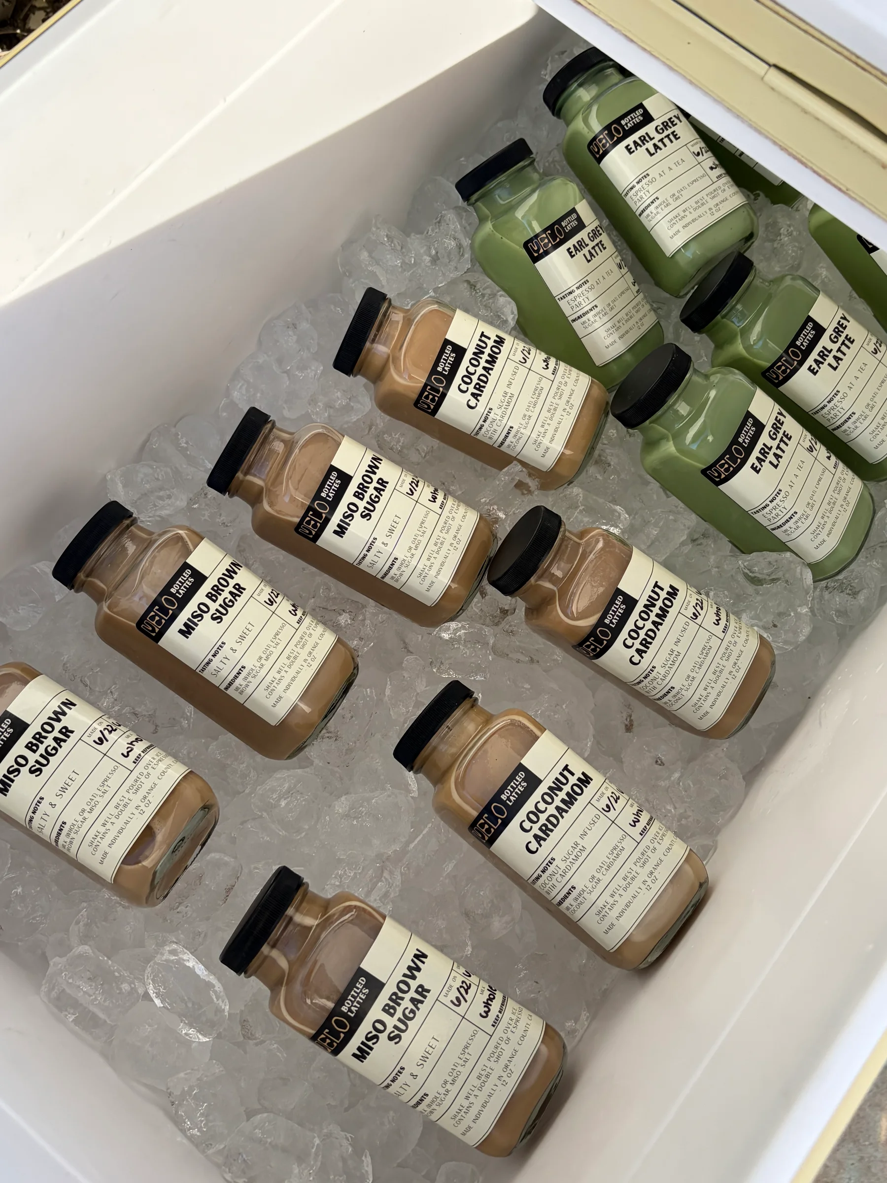 Bottled Latte Beverage Cooler