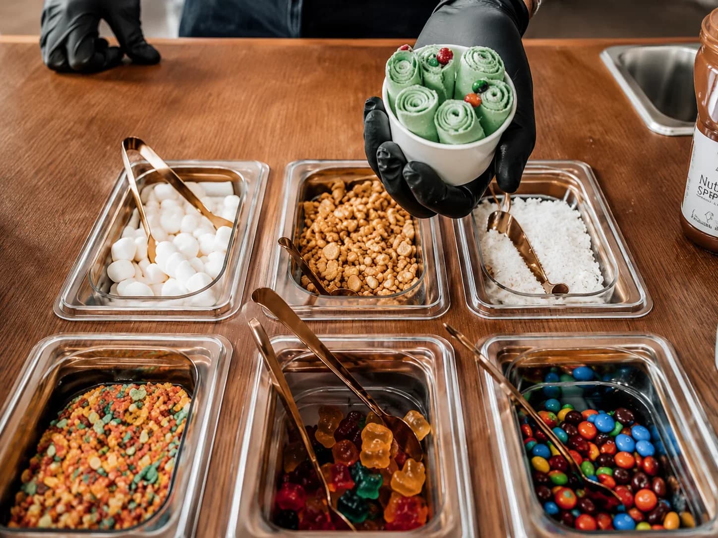 Rolled Ice Cream Bar